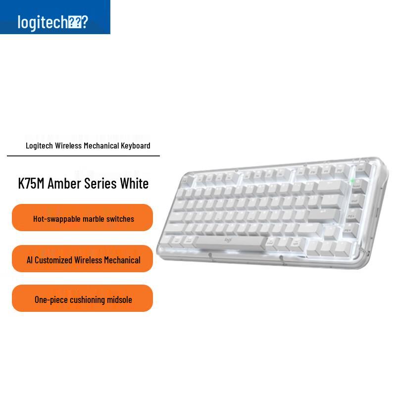 Logitech G ALTO KEYS K75M AI Custom Wireless Mechanical Keyboard