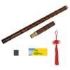 Flauta Chinesa de Bambu Destacável Instrumento de Sopro Madeira Flauta Chinesa Flauta Portátil Instrumentos Musicais de Sopro Duradouro