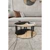Yin Yang Unity Serenity Coffee Table 2 Pieces Sapphire Black 70 Cm