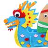 Material Pack Dragon Boat Novelty Art Ornament Handmade Kids Handcraft for Decor