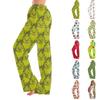 Women's Christmas Print Pajama Pants with Elastic Waist and Casual Sleep Bottoms for Holiday Home Wear