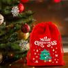 5/10pcs Drawstring Pouch Christmas Velvet Bags Jewelry Packaging Storage Bag  New Year 2024