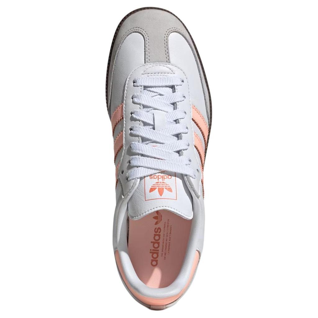 Adidas  Samba OG White Clear Orange Gum Women Sneakers Footwear-White Semi-Coral JH5687