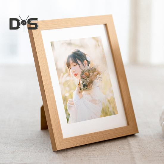 6/7/8/10-Inch/A4 Vintage Wooden Photo Frame Clear Glass Picture Display Frame Rustic Home Office Bedroom Desktop Photo Holder Decoration