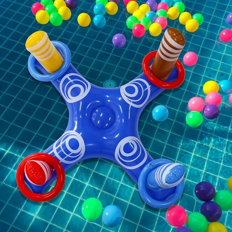 Yard Toss Game for Family - Ring Toss Games, Indoor and Outdoor Sports Toys, Beach Toys, Swimming Pool Toys, Birthday Gift.