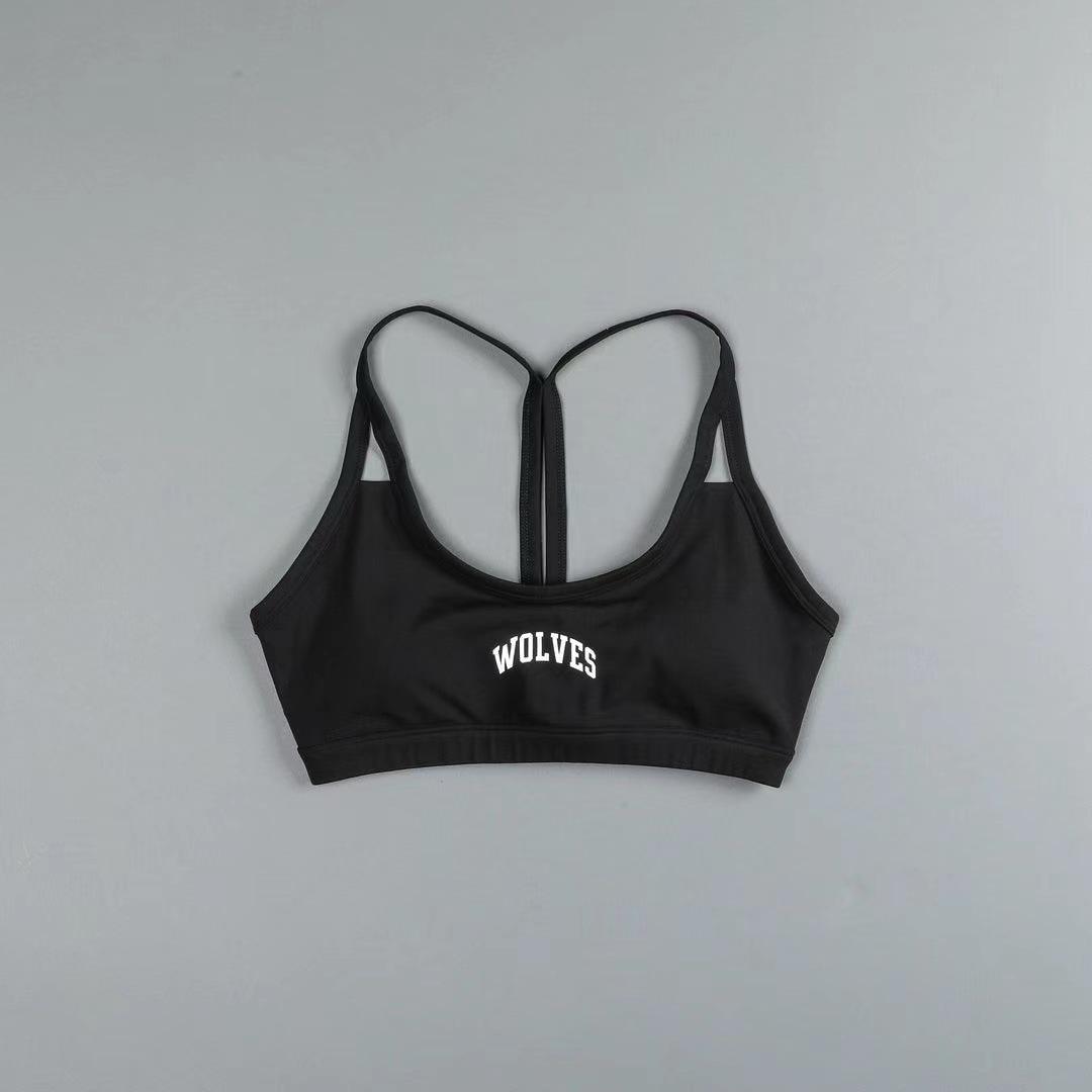 

Женский фитнес-костюм DARCSPORT: Спортивный бюстгальтер Wolf Head и быстросохнущие эластичные шорты Large