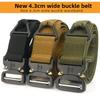 4.5Cm Cobra series, Velcro outdoor tactical belt, multi-functional nylon military training belt military fan model