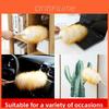 Wool Duster Electric Static Cleaner With Wooden Handle For Home And Office Dust Removal