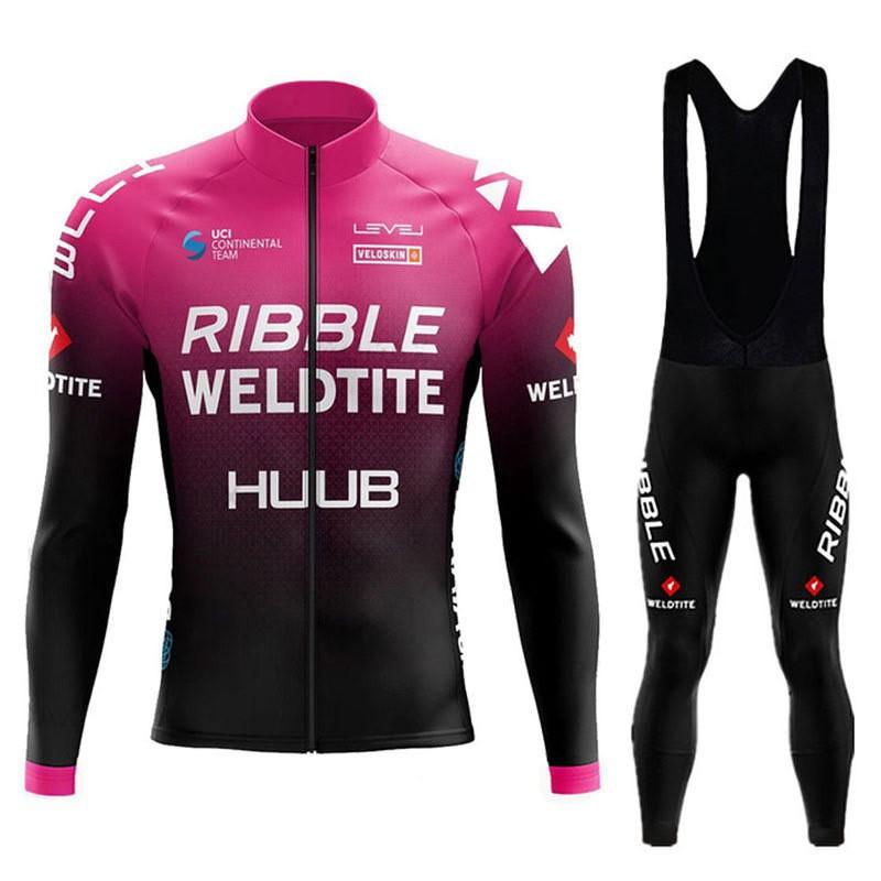 Long-sleeved Cycling Suit Breathable Sweat-absorbing Quick-drying Road Clothes Men Women 3XL