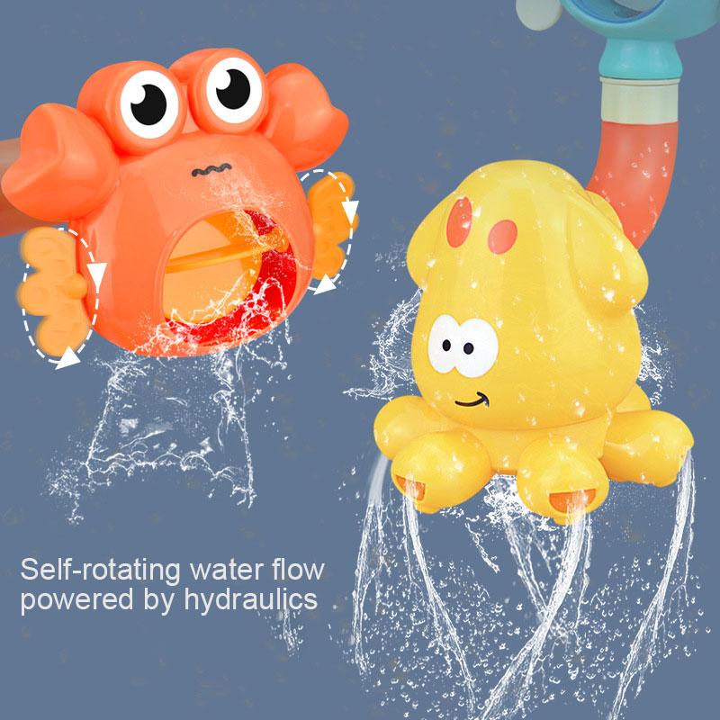 Modular Water Pipe Spray Bath Toy With Adjustable Shower Head Attachment For Babies & Toddlers