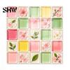 Self Adhesive Mosaic Wall Stickers Acrylic Tile Stickers, Peel and Stick Self-Adhesive Backsplash Tiles, HD Glossy Waterproof Kitchen Oil-Proof Decals