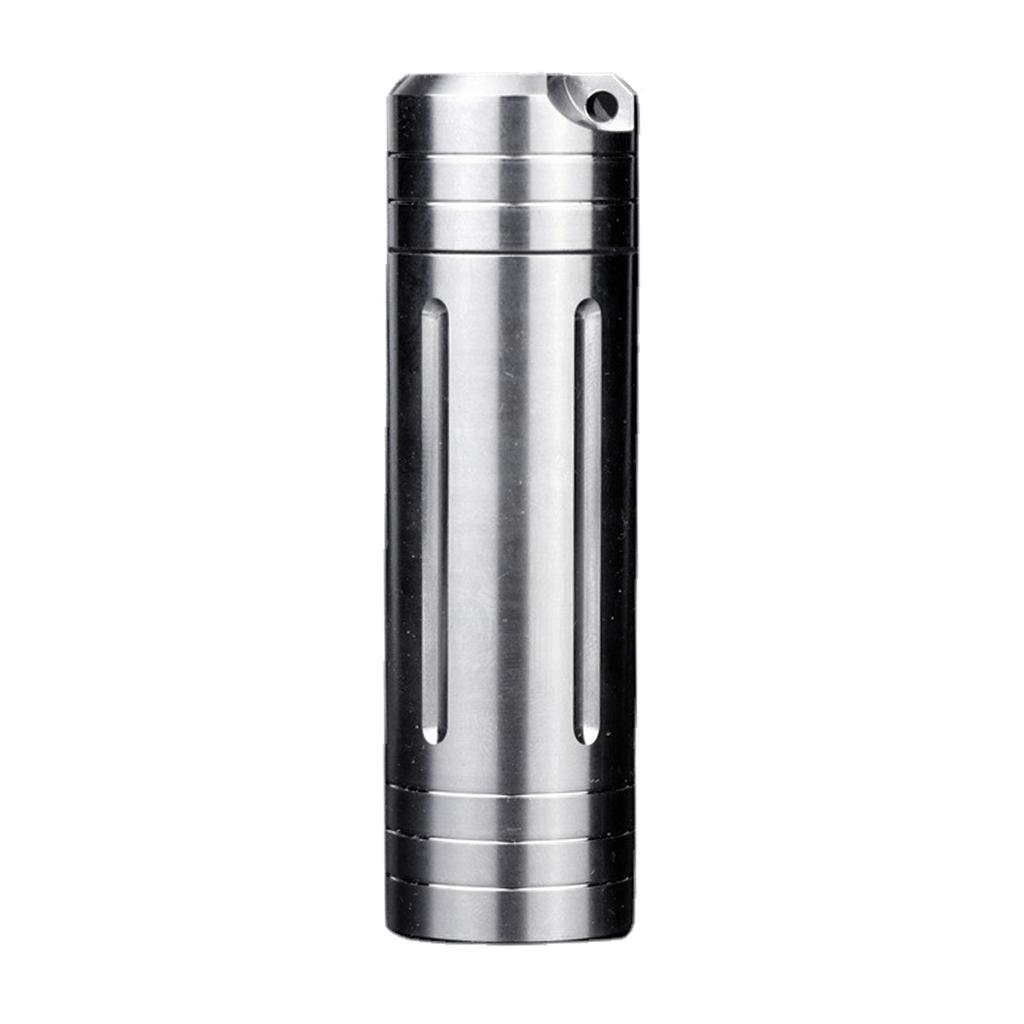 Watertight Pills Box, Mini Titanium Alloys Travel Medicine Storage Box, Scratch & Abrasion Resistance for Travel Outdoor