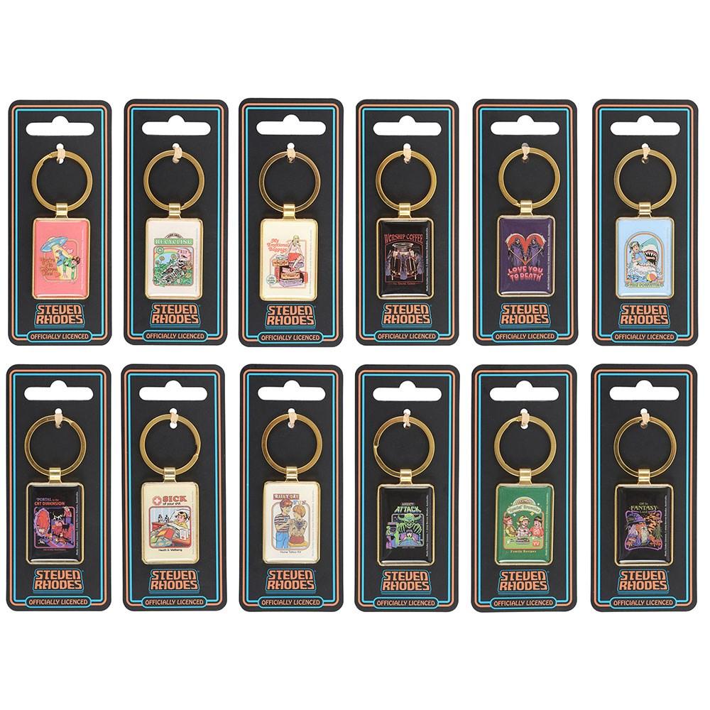 Steven Rhodes Enamel Keyring (Pack of 12)