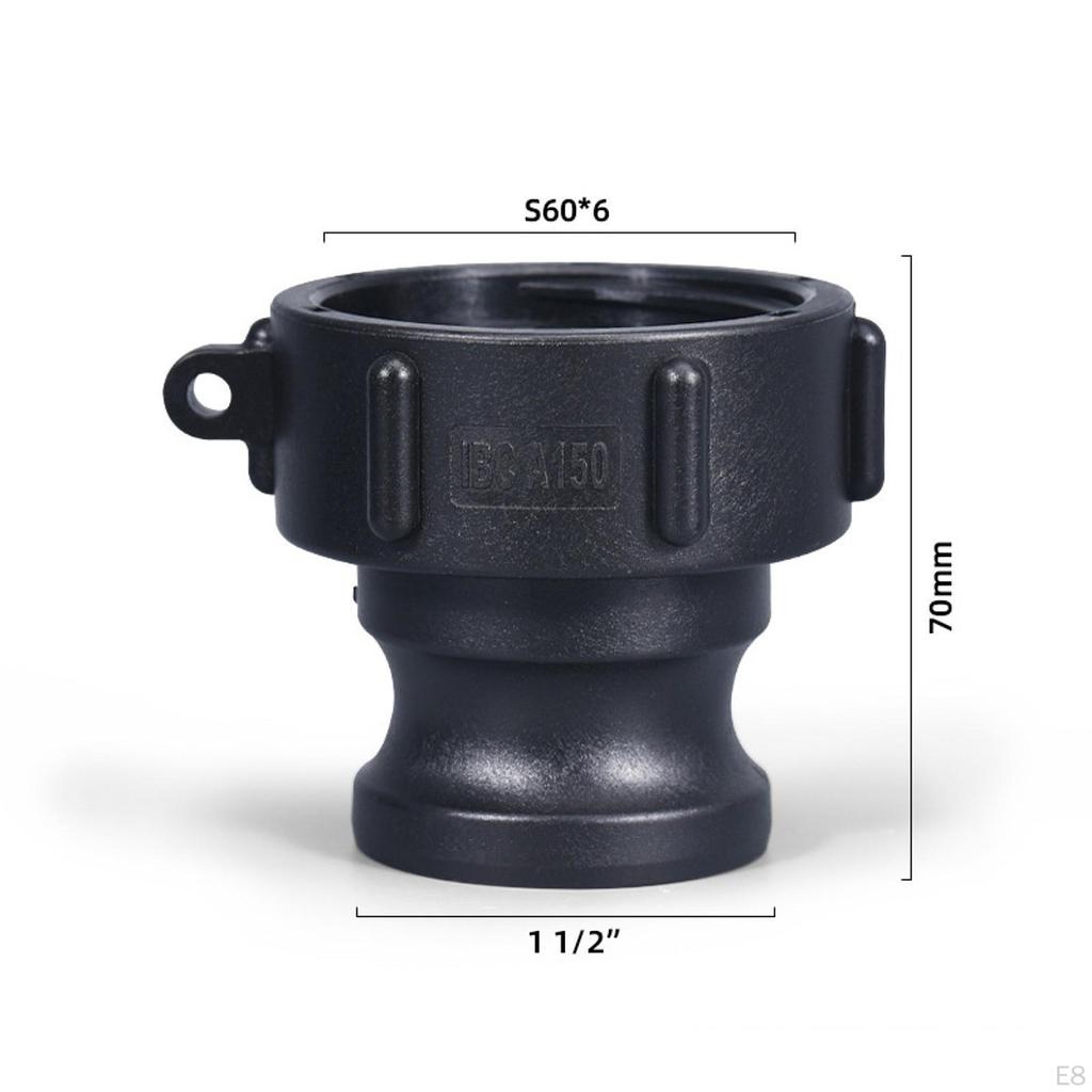 IBC Container Adapter Garden Hose Connector Cam Groove Accessories Tap for