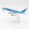 JJC Korean Air A380 Die-cast Model Airplane (1:300 Scale, 20cm) - Premium Collectible Aircraft Display