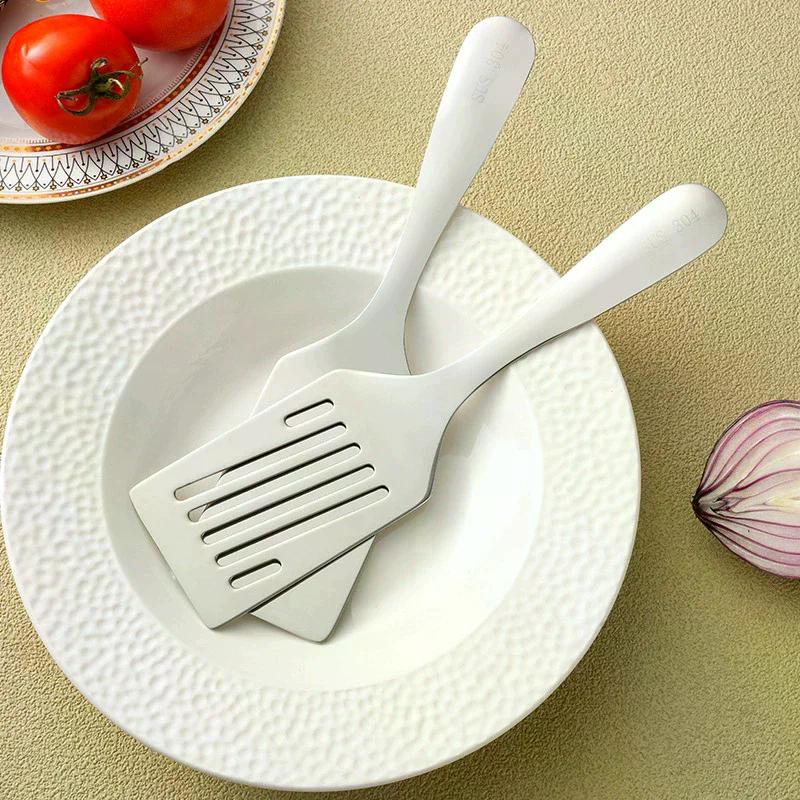 Mała szpatułka ze stali nierdzewnej, Szpatułka do grillowania, Odwracacz do grilla, Mała łopatka do smażenia ze stali nierdzewnej, Metalowa łopatka do gotowania