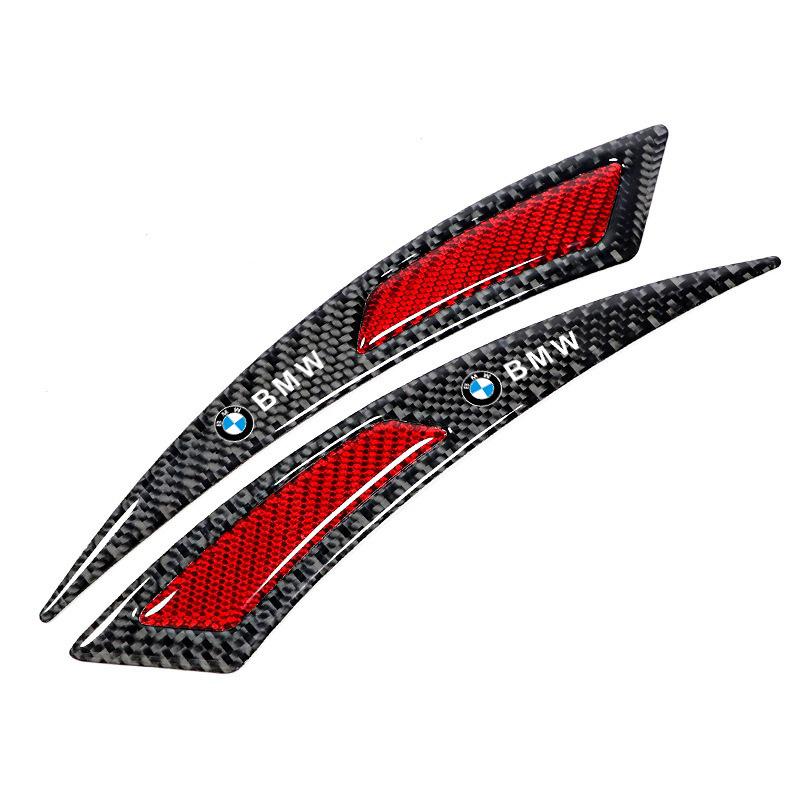 WCHT7 Car Wheel Eyebrow Strip Anti-collision Stickers Warning Reflector Decal For BMW X1 X2 X3 X4 X5 X6 X7 GT E53 E70 E71 F25 E84 M