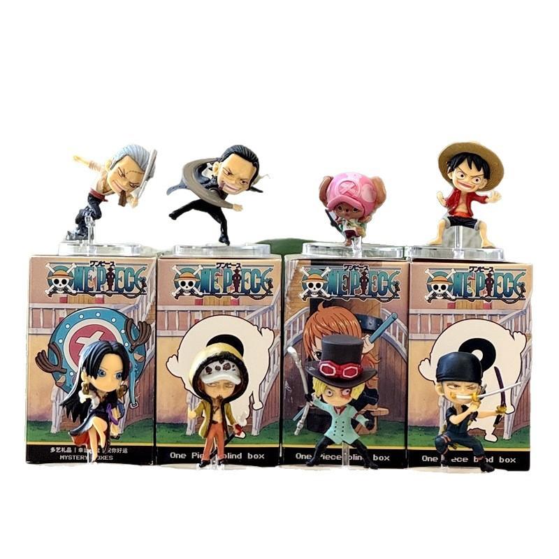 One Piece 8piece Pvc Cartoon Character Collectible Toy Pack For Fans