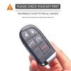 Silikon Araba Anahtarı Kılıfı Jeep Grand Cherokee Compass Dodge Charger Chrysler 200 300 300C Anahtarlık Otomobil Parçaları İçin Koruyun