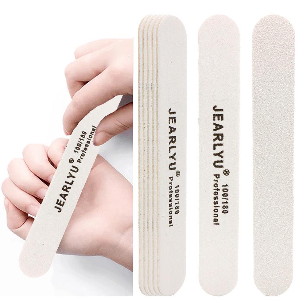 Oboustranný pilník na nehty Bílý písek pro hladké tvarování