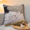 Cushion Cover  Linen  SkinFriendly Soft Decorative Case For Sofa Home Decor BL Anime Yaoi Loving Cartoon Pillow Cover