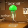 Creative Home Lighting Dynamic Voice Control Jellyfish Lamp Color Changing Atmosphere Romantic Rechargeable Ambient Night Light