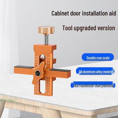 Positionierungswerkzeug für Schranktüren aus Aluminiumlegierung zur schnellen Montage