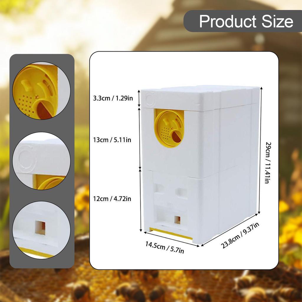 Queen Bee Breeding Box Portable Foam Queen Rearing Hive Bee Hive Supplies for