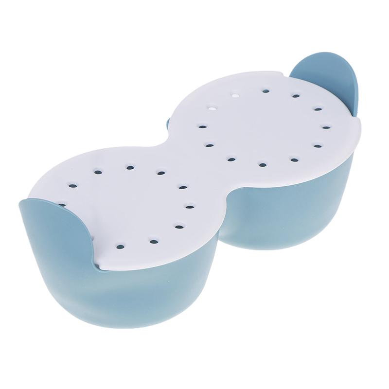 Silicone Egg Poacher Multifunctional Silicone Egg Cup Breakfast Boiled Egg Cooking Tool Microwave Egg Poacher Kitchen Gadgets синий