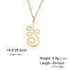 Cazador Stainless Steel Lotus Flower Yoga Om Unalome Pendant Necklace for Women Gift Buddhism Neck Chain Mandala Amulet Jewelry