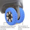 8PCS Silicone Luggage Wheel Protectors Protect Your Suitcase and Reduce Rolling Noise