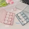 Contact Lens Case Portable Multi Pair Set Contact Lens Storage And Care Box Ins Transparent Storage Box Contact Lens Box