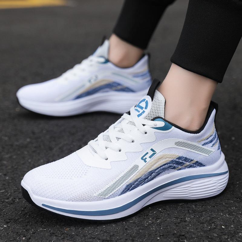 Men's shoes new spring breathable thin mesh shoes fashion casual fly-woven sports trendy shoes lightweight running shoes casual shoes