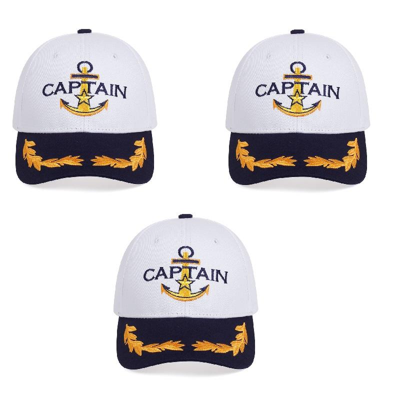 Brand Oohmy Men Women Baseball Caps Embroidered Captain & First Mate Hats Boating Marine Sailor Party Fun Hat