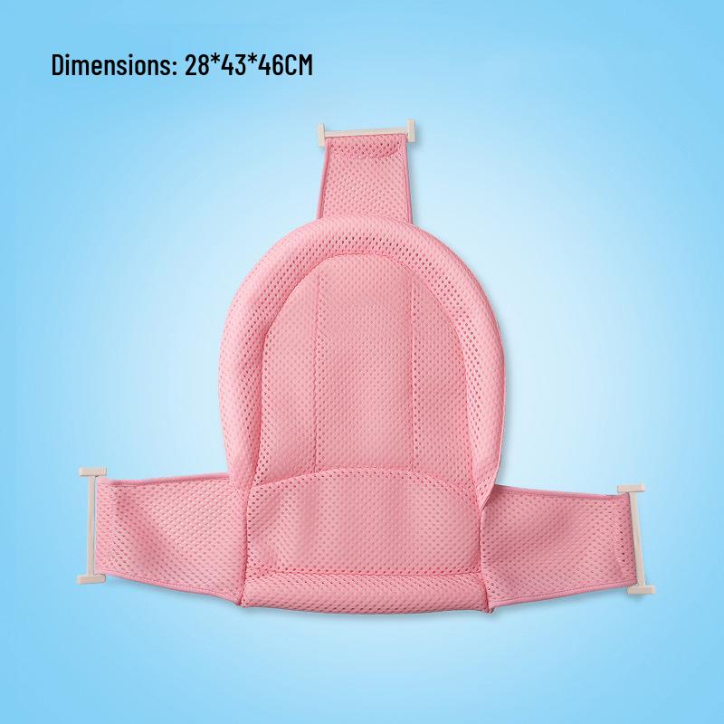 Non-Slip Baby Bath Mat with Floating Support for Newborns and Children