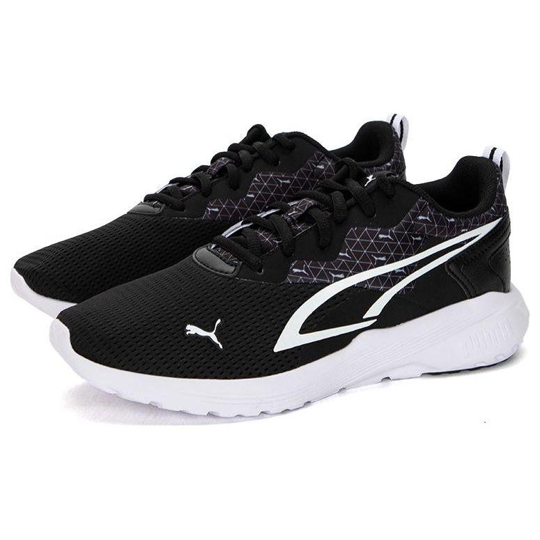 Puma All-Day Active Mesh Fabric Power Sports Comfort Low-Top Lifestyle Shoes Unisex sneaker Black Gray 389203-02