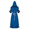 Medieval Monk & Wizard Costume - Halloween Grim Reaper Robe for Cosplay & Role-Playing