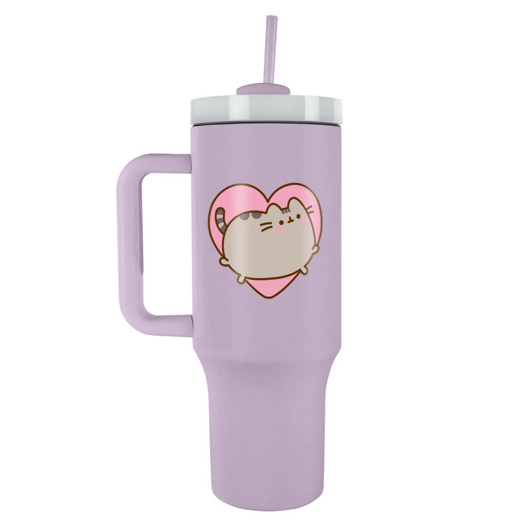Pusheen Herz 1L Reisebecher