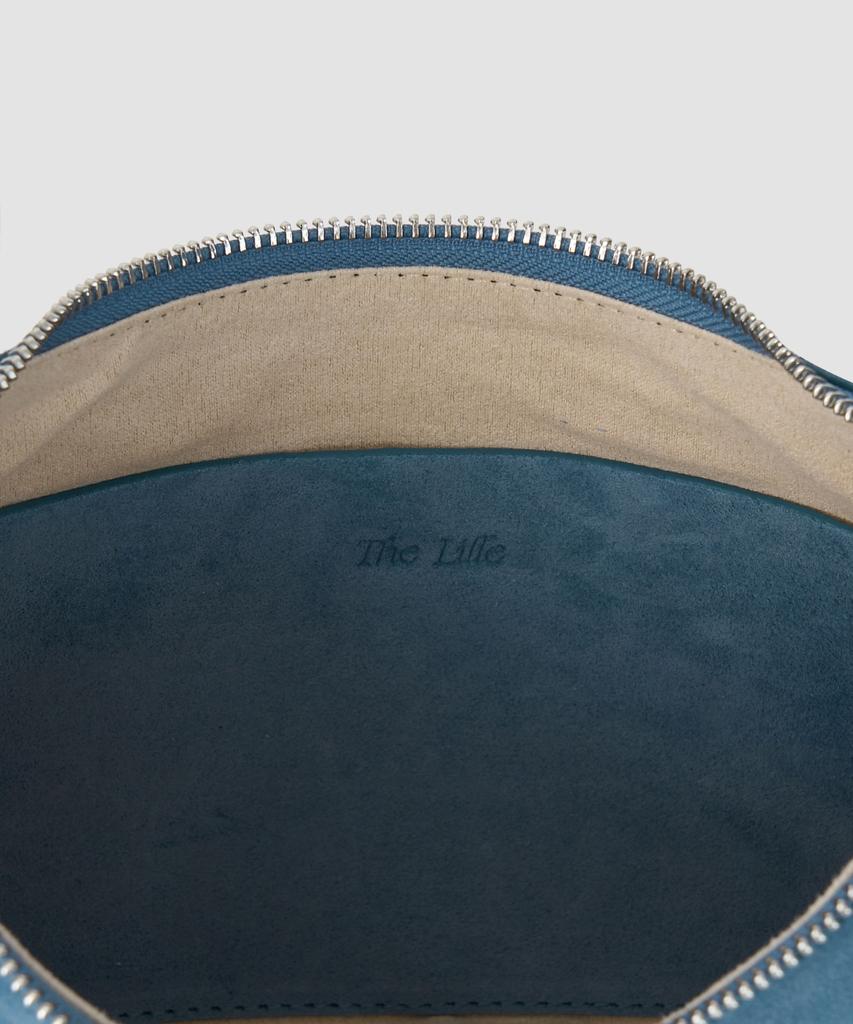 The Lille Margaret Shoulder Bag_Blue(Suede)