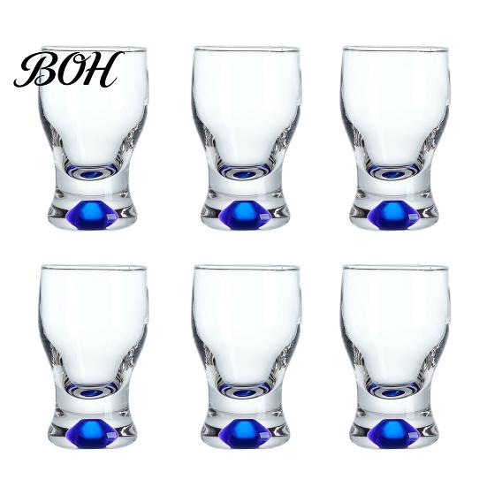 Verres à boire classiques incurvés Mini verre snifter avec base lestée ergonomique, Verres de dégustation transparents, Verres élégants pour fête, Confortable