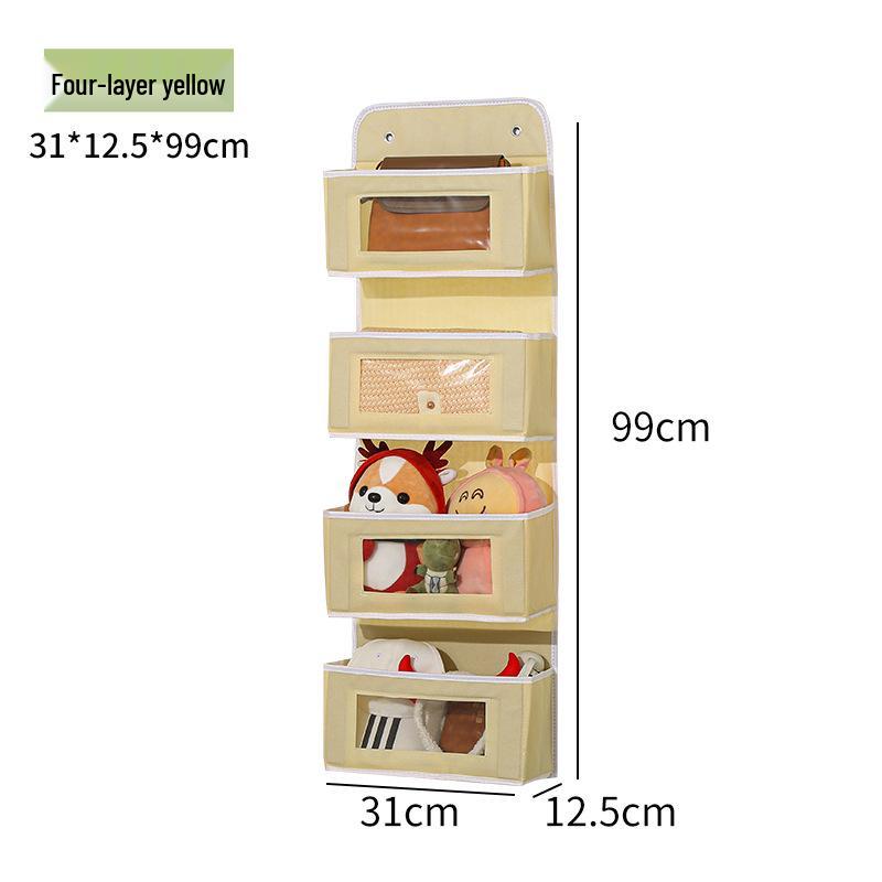 

Подвесной многослойный тканевый органайзер для гардероба с прозрачными вставками