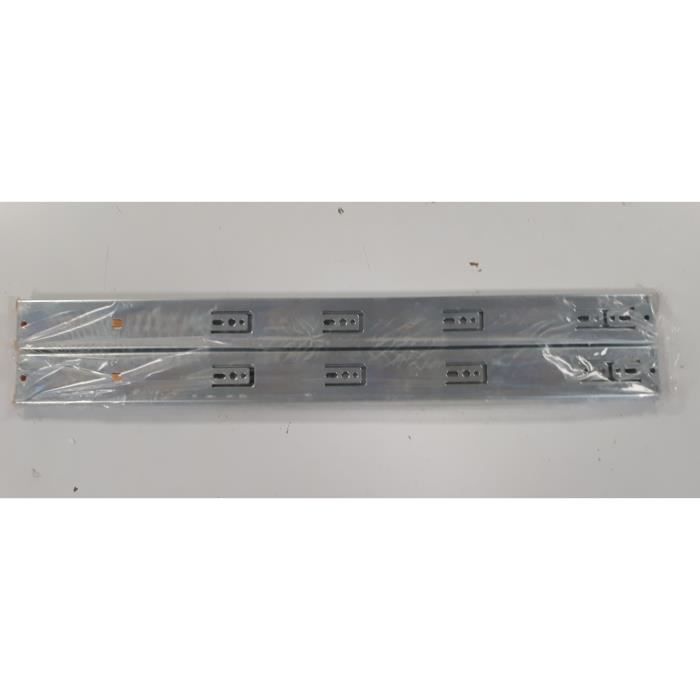 Pair of 55 Cm Ball Bearing Slides with Soft Closing