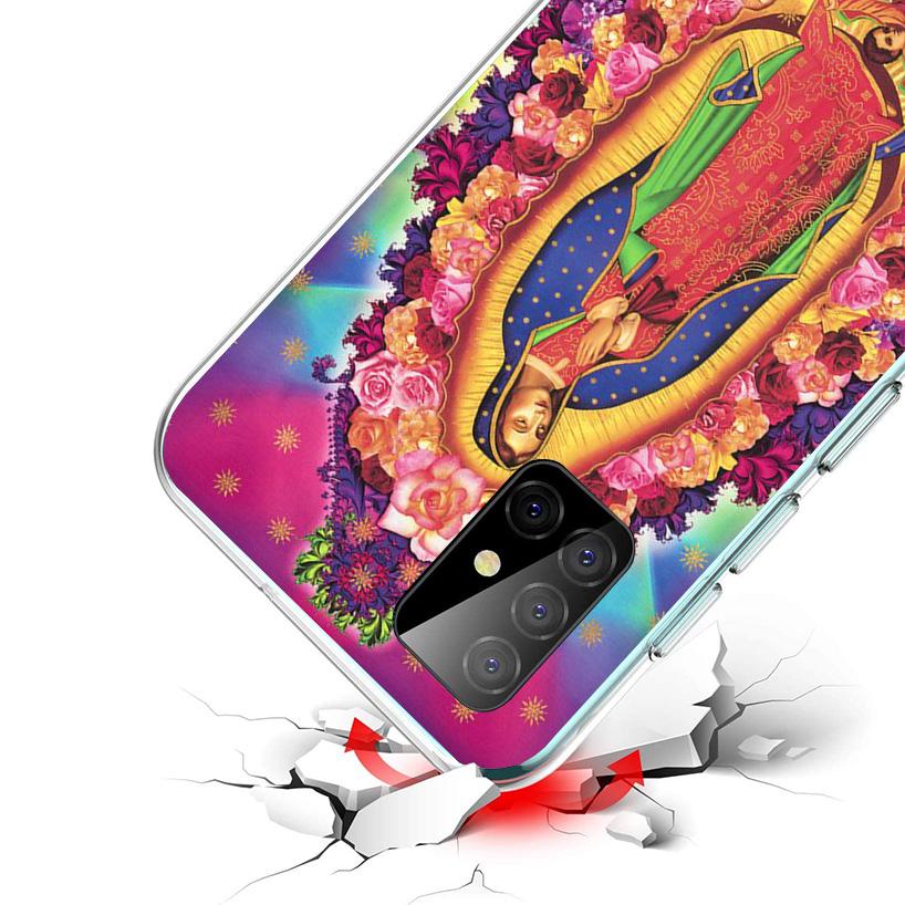 Virgin De Guadalupe Virgen Mary Phone Case For Samsung Galaxy A17 A16 A15 A14 A13 A57 A56 A55 A54 A53 A37 A36 A35 A34 A33 A26 A2
