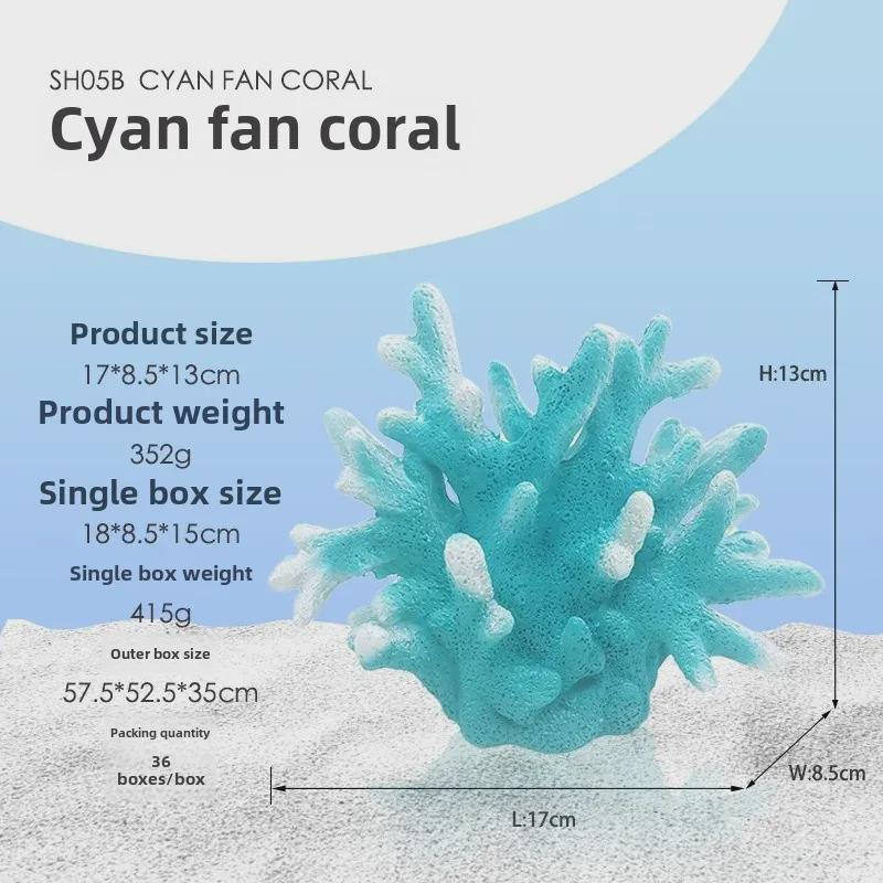 „Künstliche Korallenriff-Dekoration für Aquarien – Weichkorallenbaum für Fischbecken, Unterwasserlandschaften und Fisch-/Garnelenverstecke“