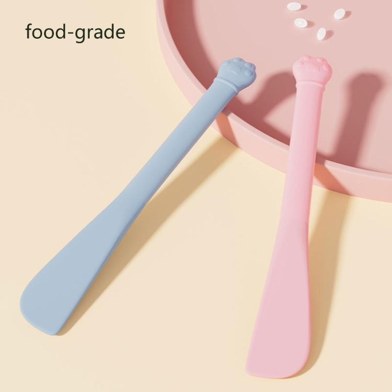 Multipurpose Pet Can Opener with Long Handle Cats Food Scrapers Tool For Deep Jars And Mess Without Feeding