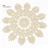 Lace Doilies for Table Decor Round Floral Doily, Embroidered Coaster Place Mat, Heat Insulating Decorative Mats Tea Cups Retro Teapot Vase Dining