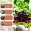 B0D5DC8MHG Miniature Japanese Statue - Hand Crafted Plastic Fish Tank Decor, Asian Garden Ornament, Ancient Architecture Model for Home, Office, and