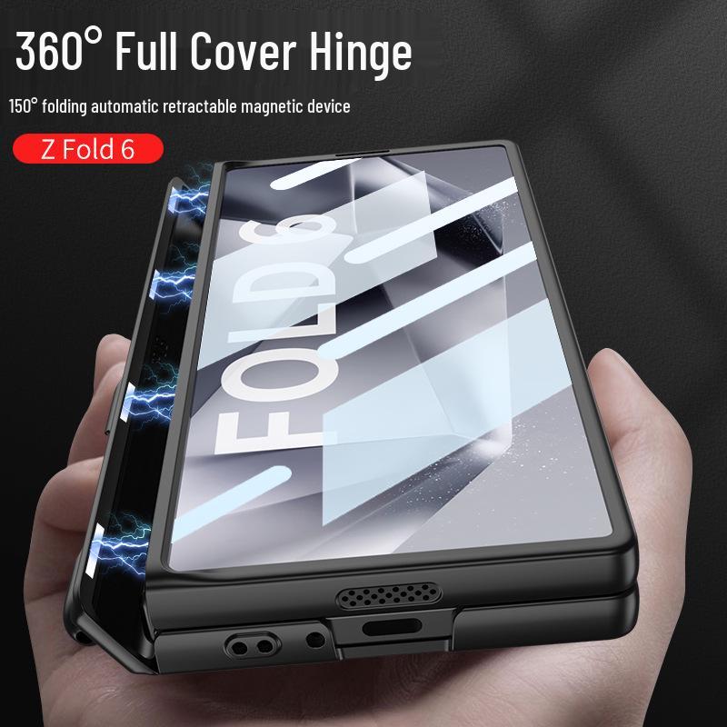 Magnetic Hinge Phone Case for Samsung Z Fold6 and Fold7 - Stylish New Design