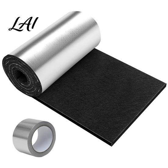 Car Battery Heat Shield Universal Insulation Kit Blanket & Aluminum Foil Tape Resistant Kit Anti-Conductive Cover for Hot Cold Weather Protection