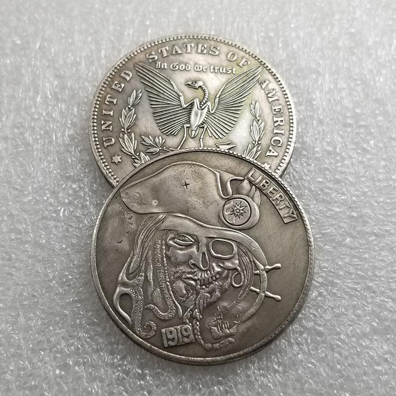 1919 HOBO USA United state minnesmerke samleobjekt Suvenir Sølvmynter